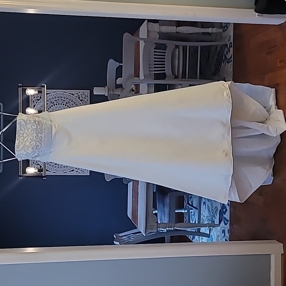 Jasmine a-line blue Embroidered wedding dress - Picture 1 of 15